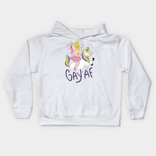 Gay AF Kids Hoodie